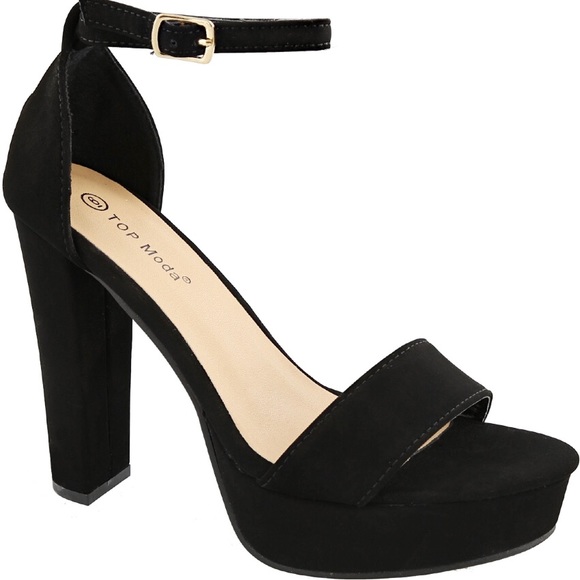 Women’s Platform Chunky Heels - Picture 3 of 3